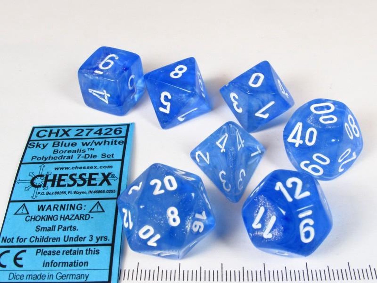 Chessex dobbelstenen set