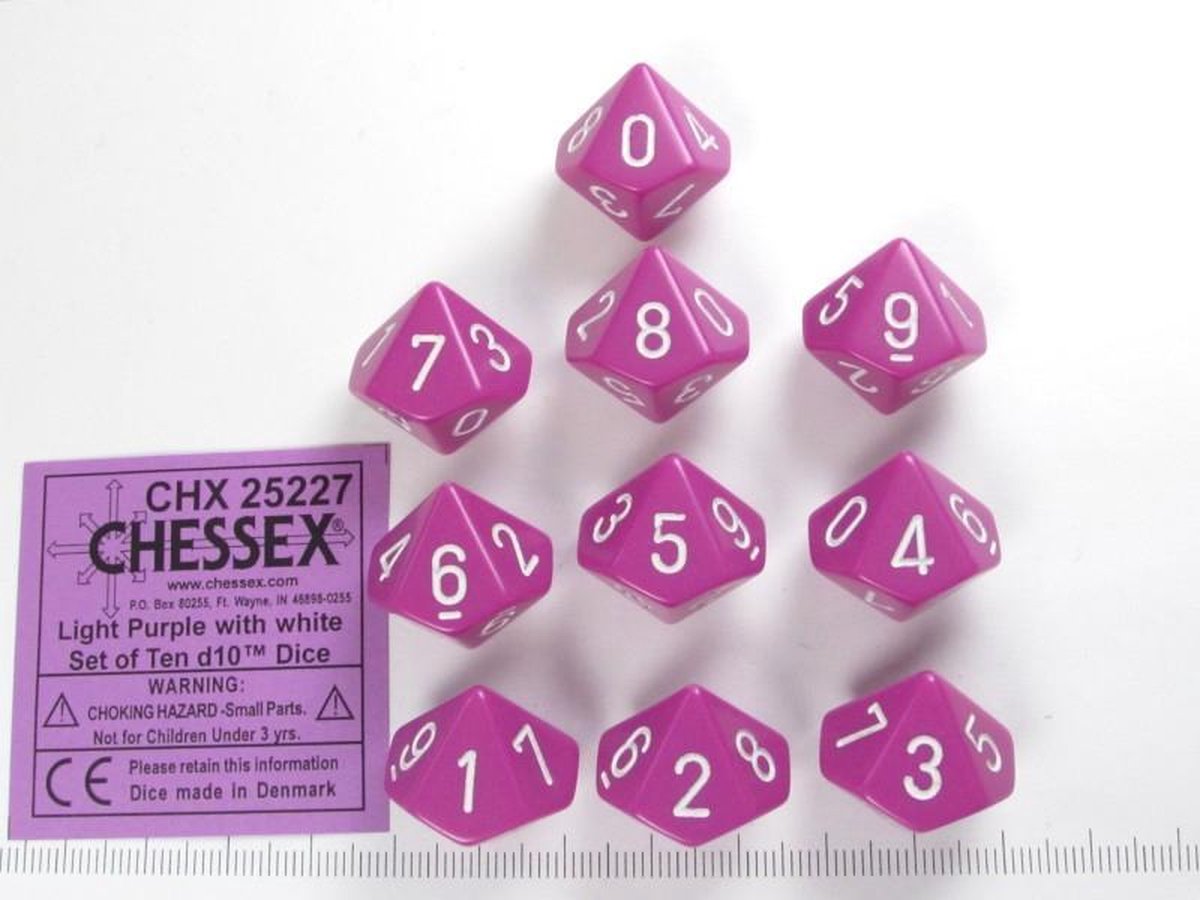 Chessex dobbelstenen set