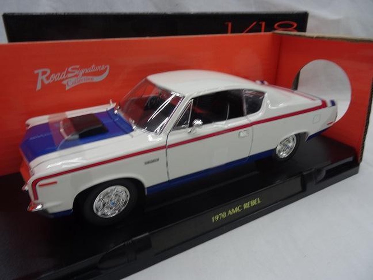 AMC Rebel 1970 Wit 1-18 Lucky Diecast
