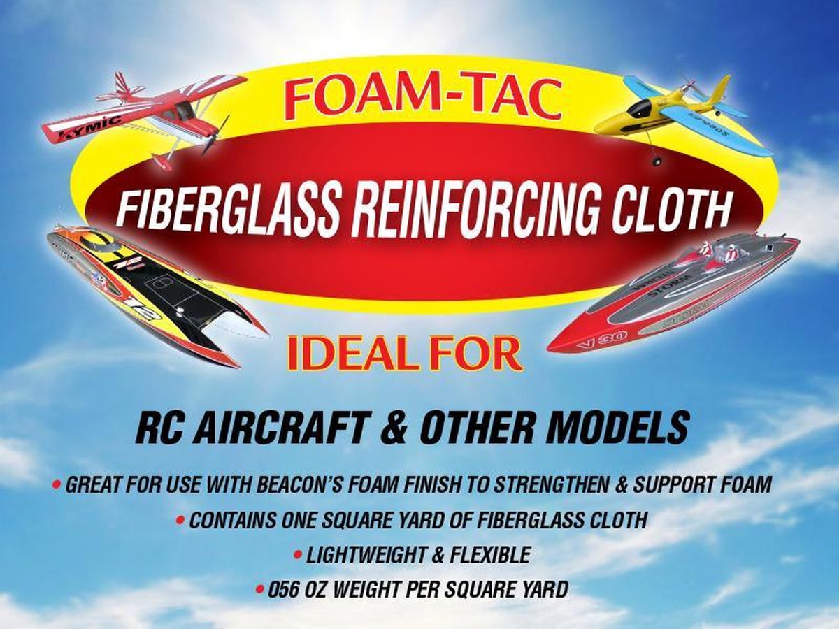 Beacon Foam tac Fiberglass vezel doek