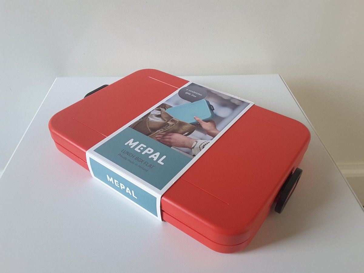 Mepal lunchbox Flat Rood