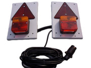 Verlichtingsset - Telefoonsnoer - 6 meter - Aanhangwagen verlichting - Aanhanger