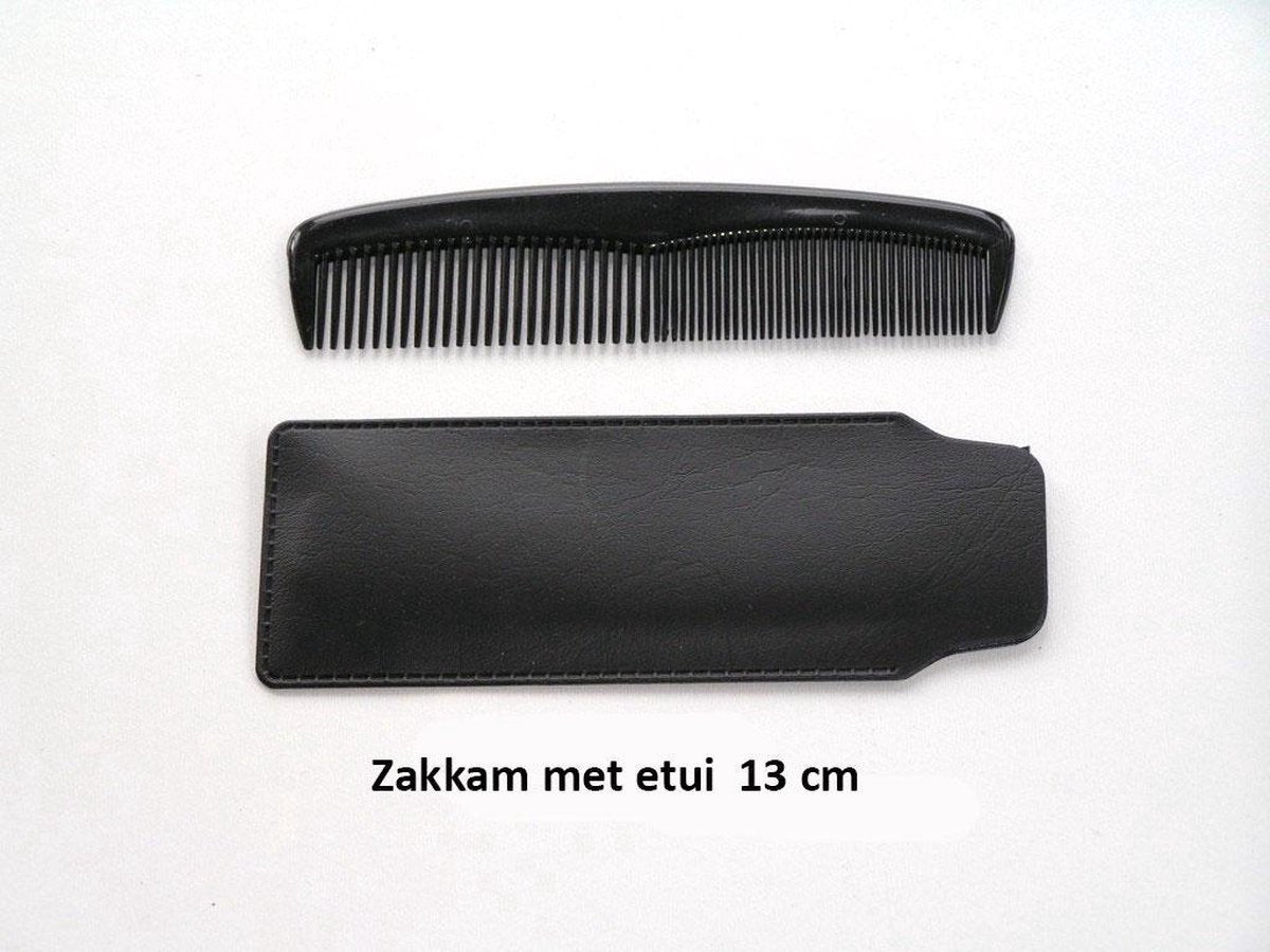 Rojafit - Zakkam met Etui -13 cm.- Zwart.