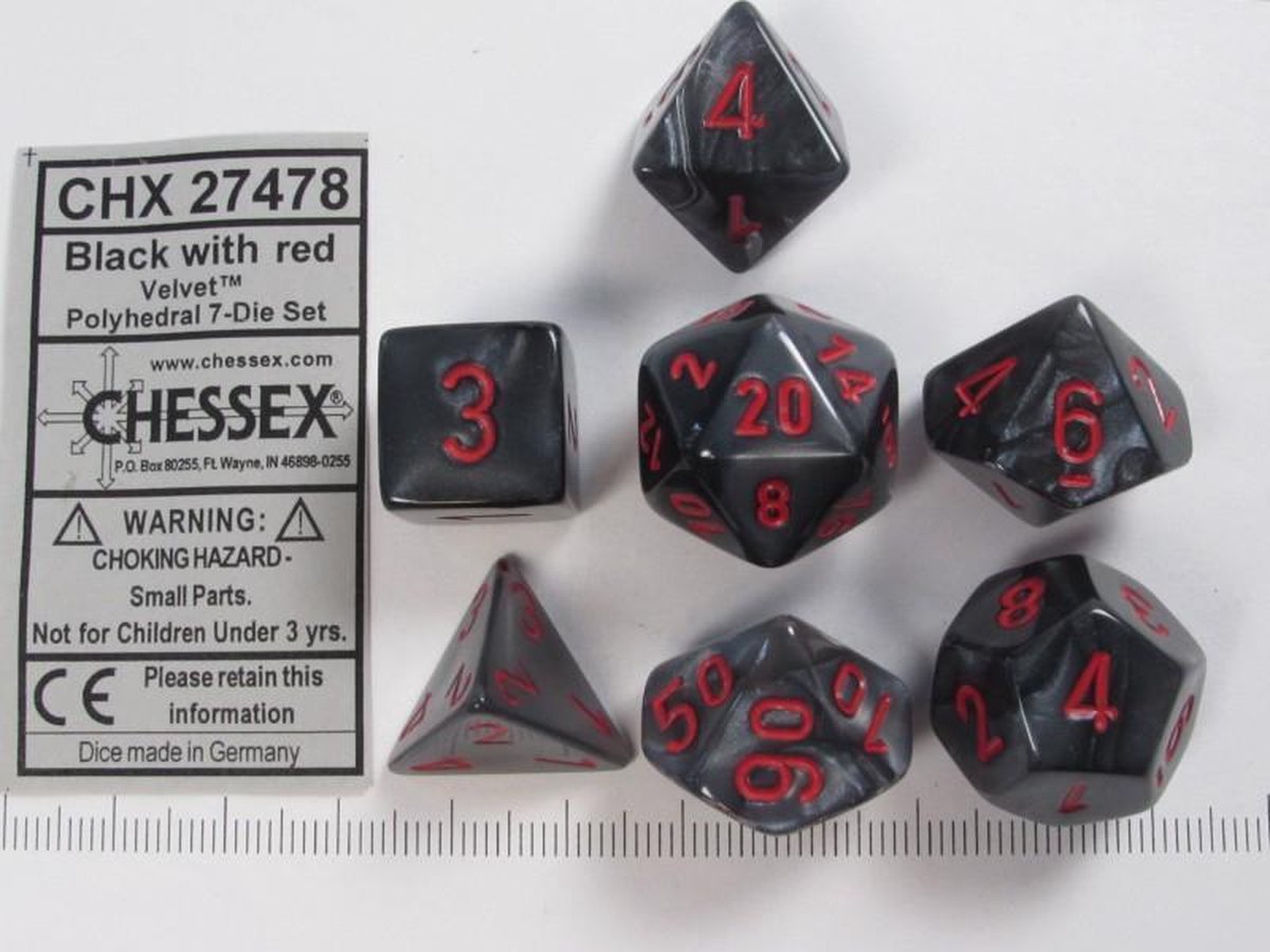 Chessex dobbelstenen set