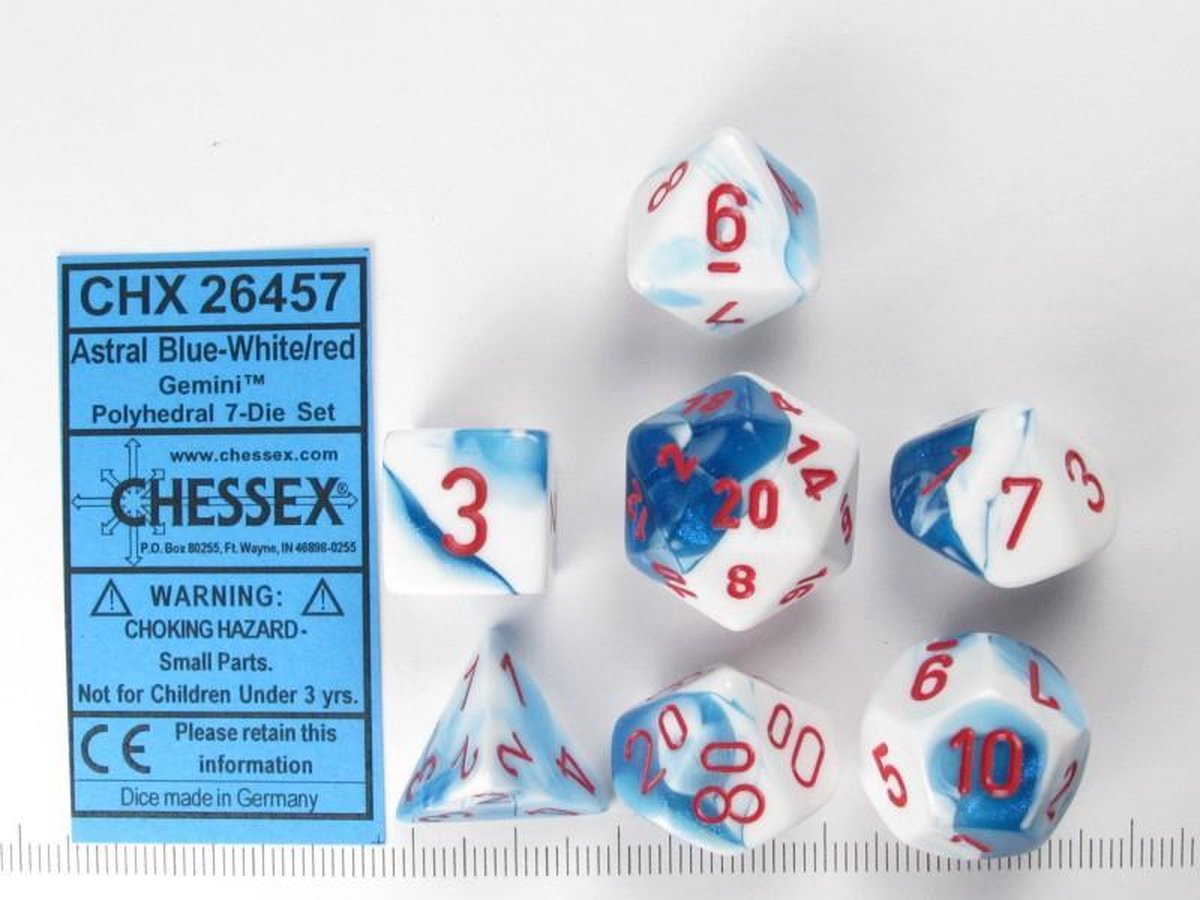 Chessex dobbelstenen set