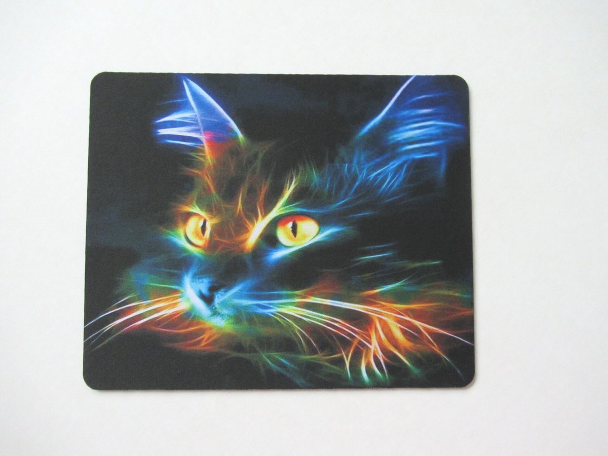 Kattenhebbedingen - Muismat - Kat - poes - Voor de kattenliefhebber - Glow cat