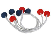 zeil bevestigers met plastic balletjes lengte 50 cm 4 stuks
