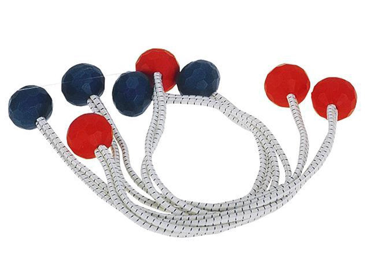 zeil bevestigers met plastic balletjes lengte 50 cm 4 stuks