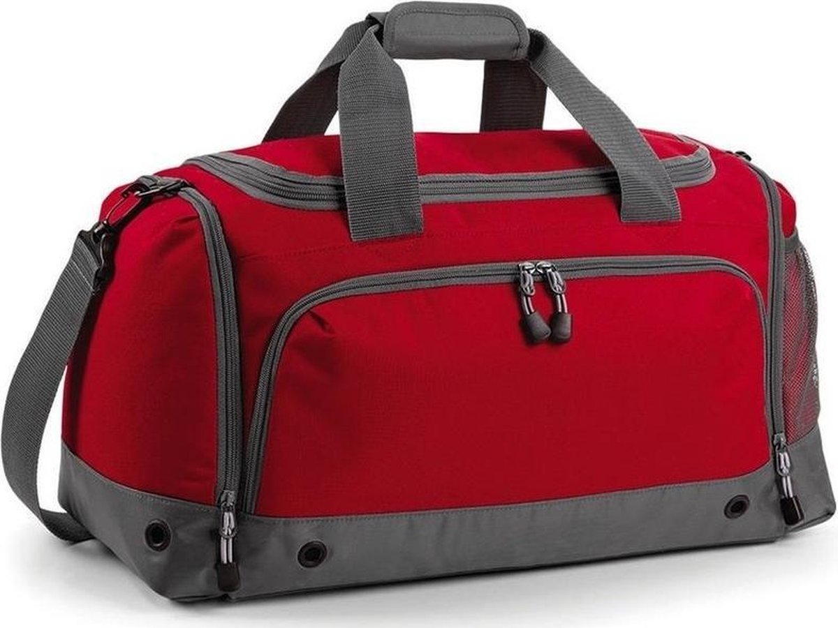 Sporttas/reistas rood/grijs 30 liter - Sporttassen - Weekendtassen - Voetbaltassen