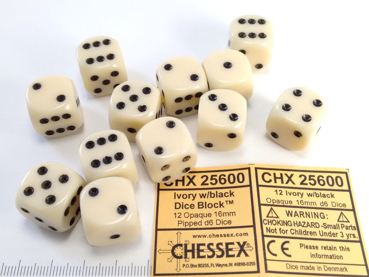 Chessex dobbelstenen set