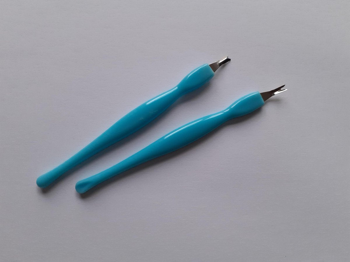2 x nagelriem mesjes - nagelhuid mesje - cuticle trimmer
