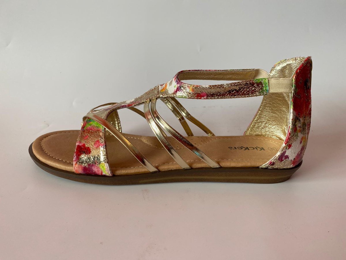 Kickers - Kick M.Sandaal Vrije ti Kelly. - Sandalen - Meisjes - Goud - Multi - 397 lt Gold