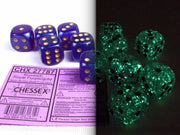 Set 12 6-zijdig Borealis Luminary Royal Purple w/gold