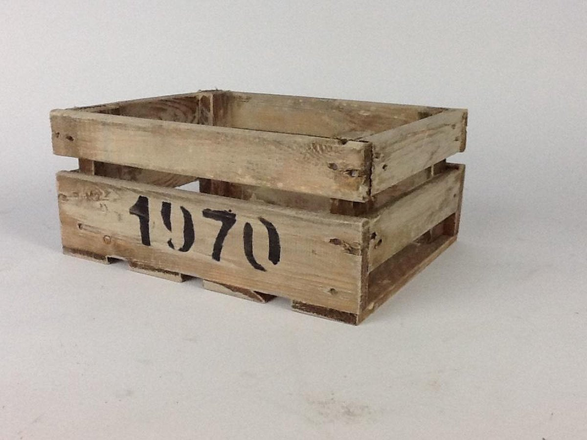 Fruitkist old look "HOLLAND 1970" klein