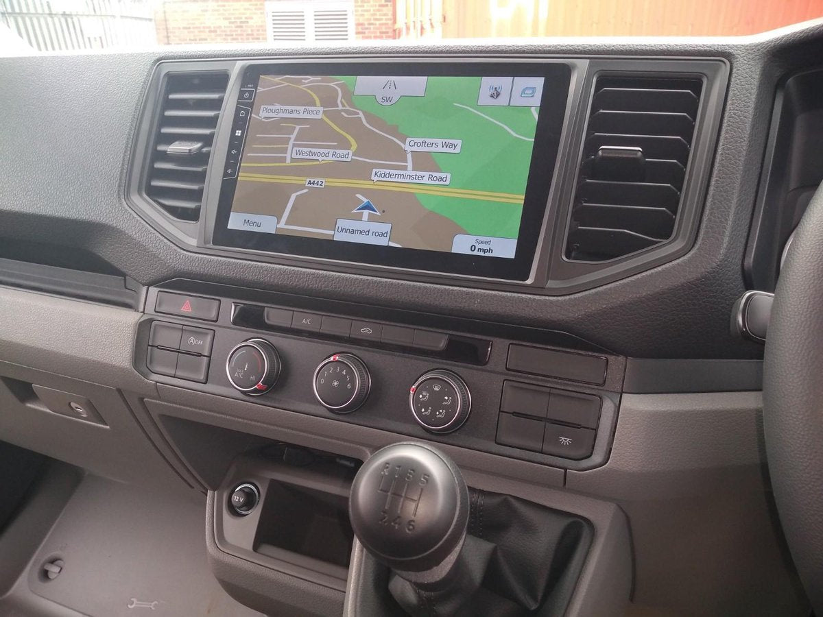 Navigatie VW Crafter vanaf 2017 touch Screen parrot carkit apple carplay android auto TMC