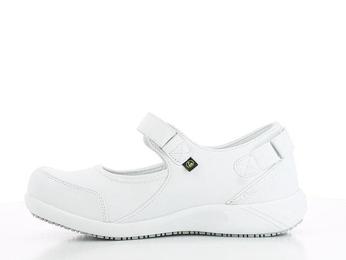 OXYPAS NELIE : Comfortabele ballerina in leder - Maat 42 - Wit