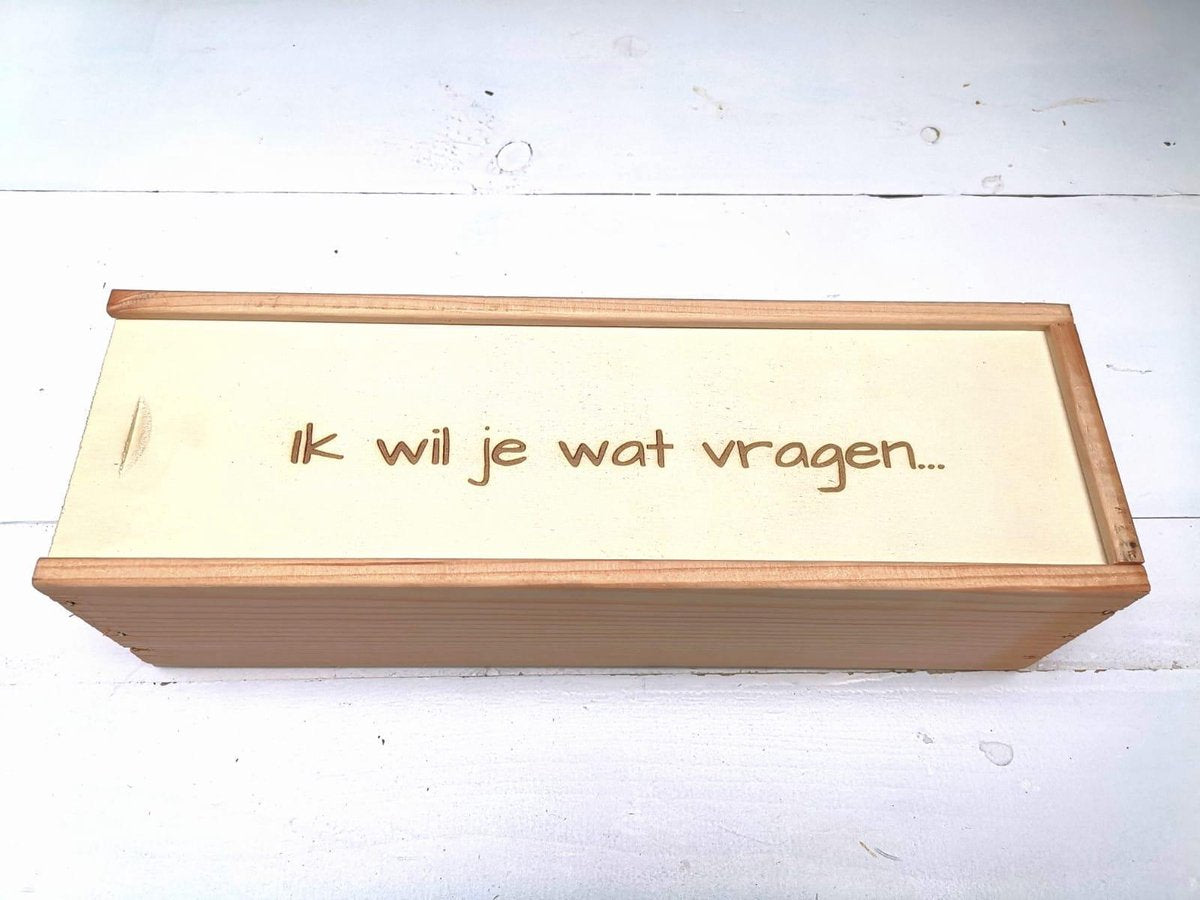 Getuige wijnkistje