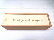 Getuige wijnkistje