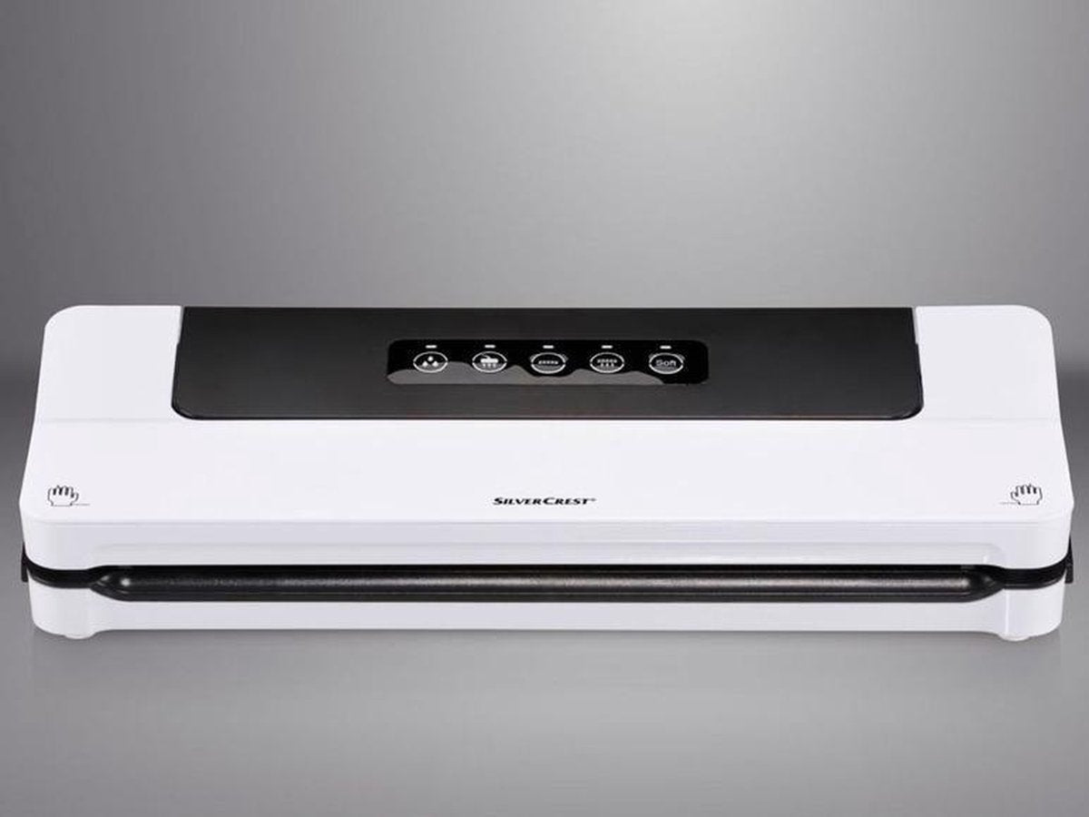 SILVERCREST® Vacumeermachine sealapparaat Inclusief 3 meter folierol en 3 vacuümventiel-adapters - BPA VRIJ - vacumeer - vacumeermachine