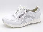 Waldläufer Dames Sneaker 752002-201-663 - Wit/zilver - H-Vicky Wijdte H - Maat 5