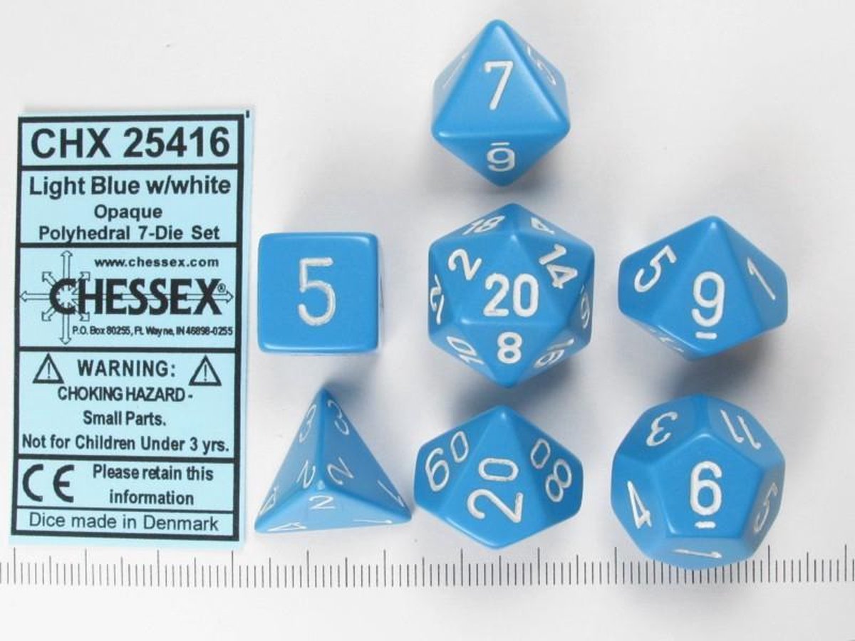 Chessex dobbelstenen set