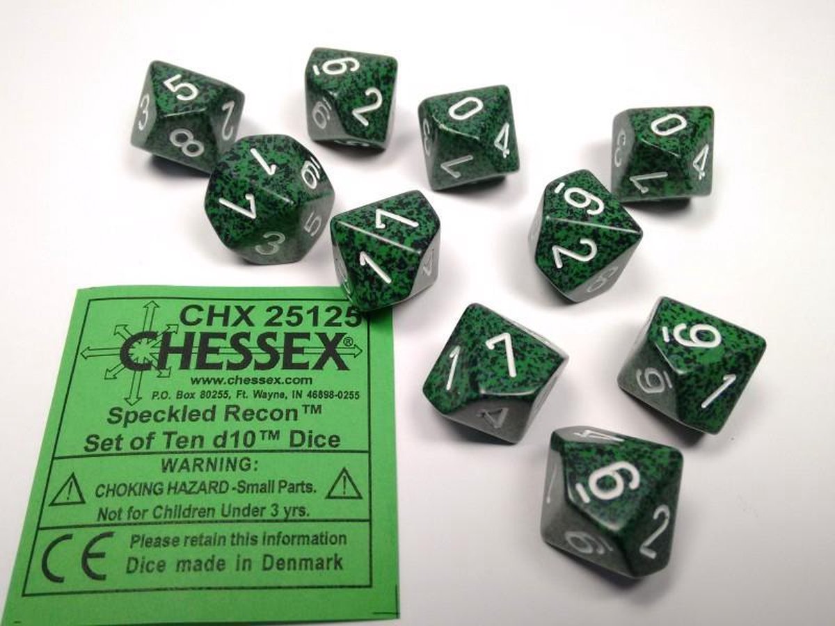 Chessex dobbelstenen set
