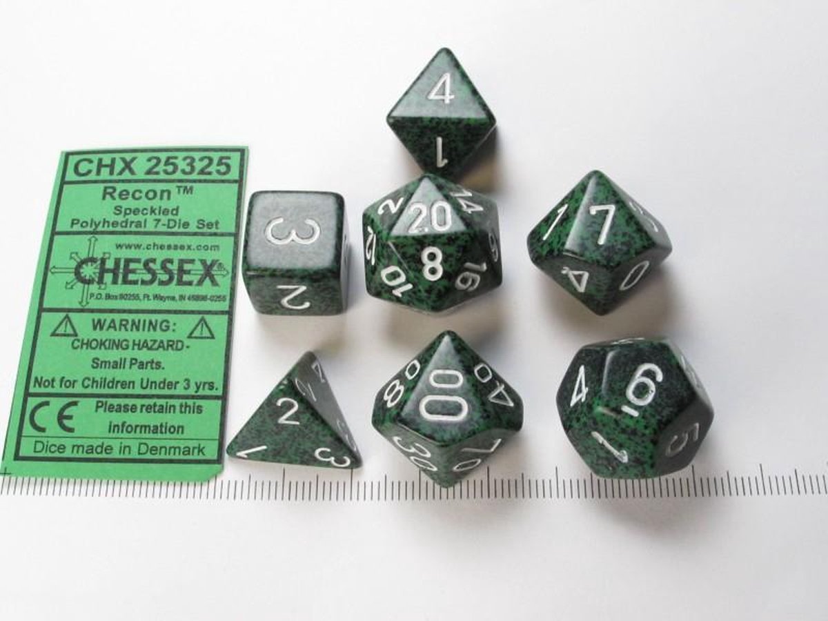 Chessex dobbelstenen set