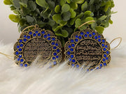 Autohanger - Ayet el Kursi en Nazar Ayet - Goud Donkerblauw