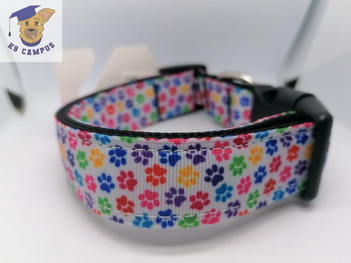 Halsband Confetti Paws: Maat L