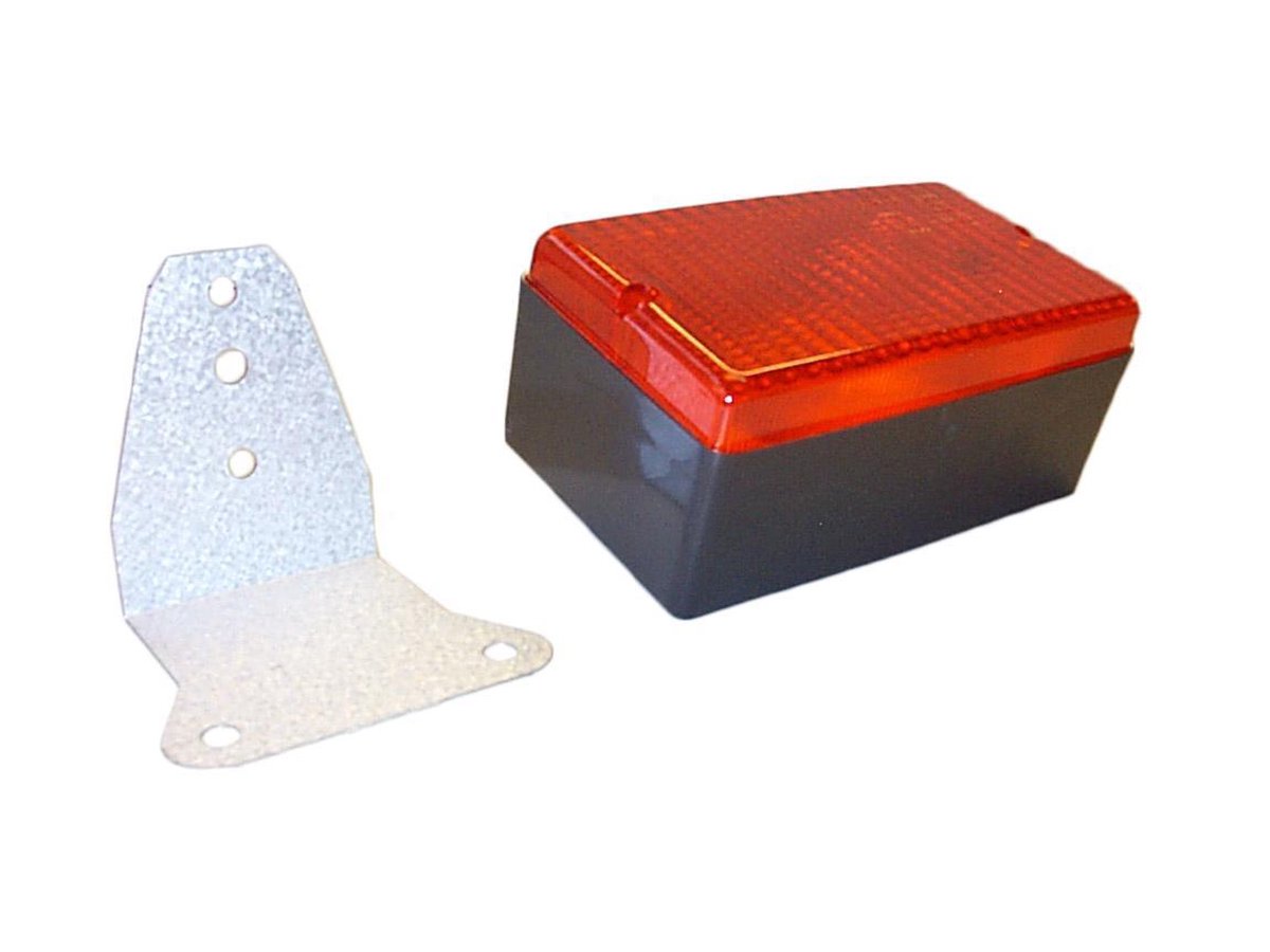 Mistachterlicht - opbouw met voet - Radex - Aanhangwagen mistverlichting - Aanhanger mistlicht