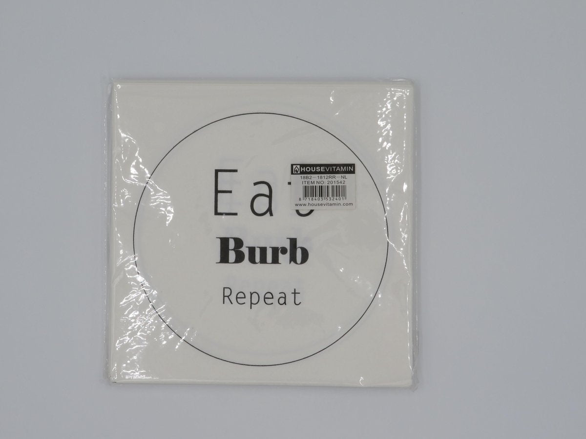 Housevitamin Servetten Eat Burb Repeat (2 Paketjes)