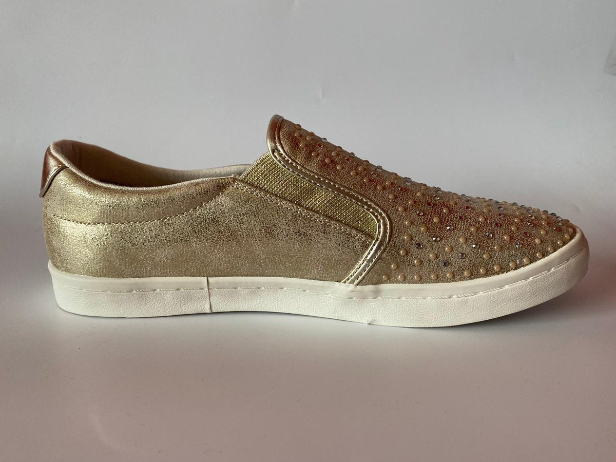 Kickers - Kickers Kimo 397 lt Gold - Gesloten Schoenen - Meisjes - Goud - 397 lt Gold