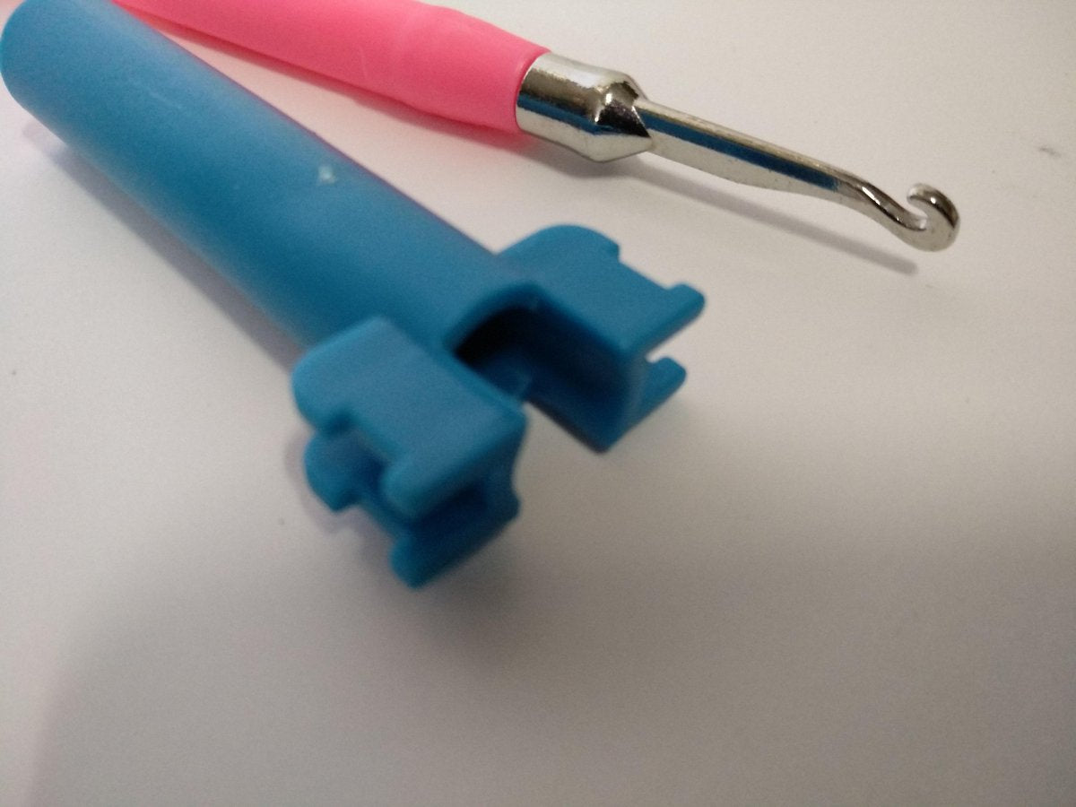 Loom Bands ijzeren Haaknaald  - Rose