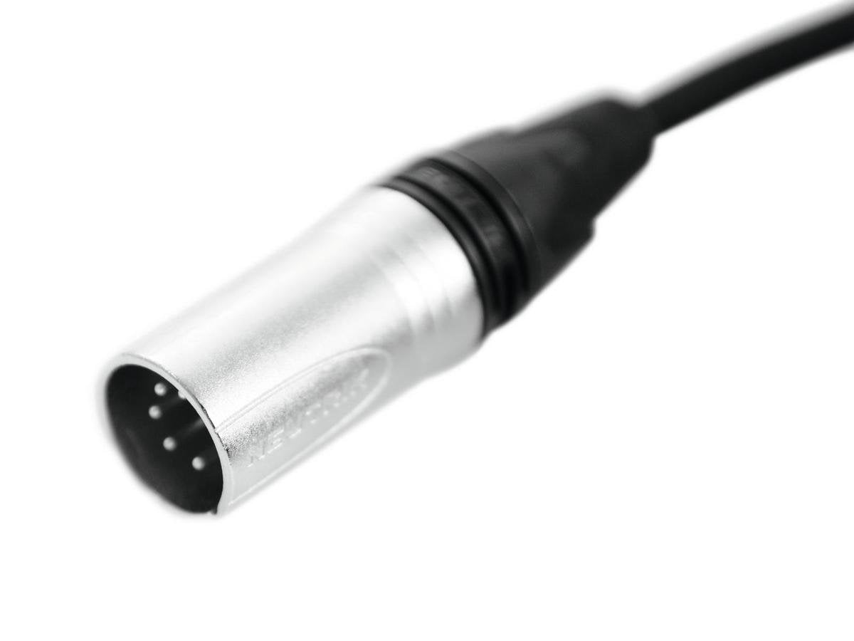 PSSO DMX-kabel XLR 5-pins 15 m zwart Neutrik
