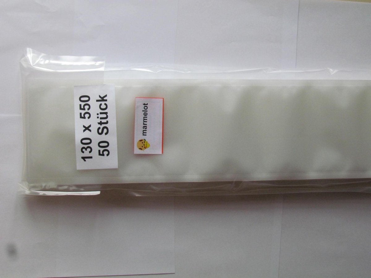 Marmelot Vacuumzakken   13x55 cm 50 stuk met Microstructuur voor alle Merken Vacuum Sealers