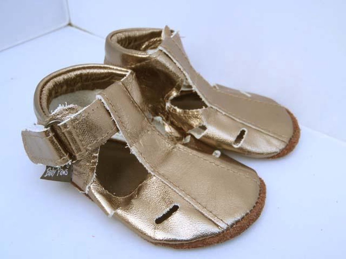 Baby Paws babyslofjes Sutton Gun Metal maat 0 = ( 9