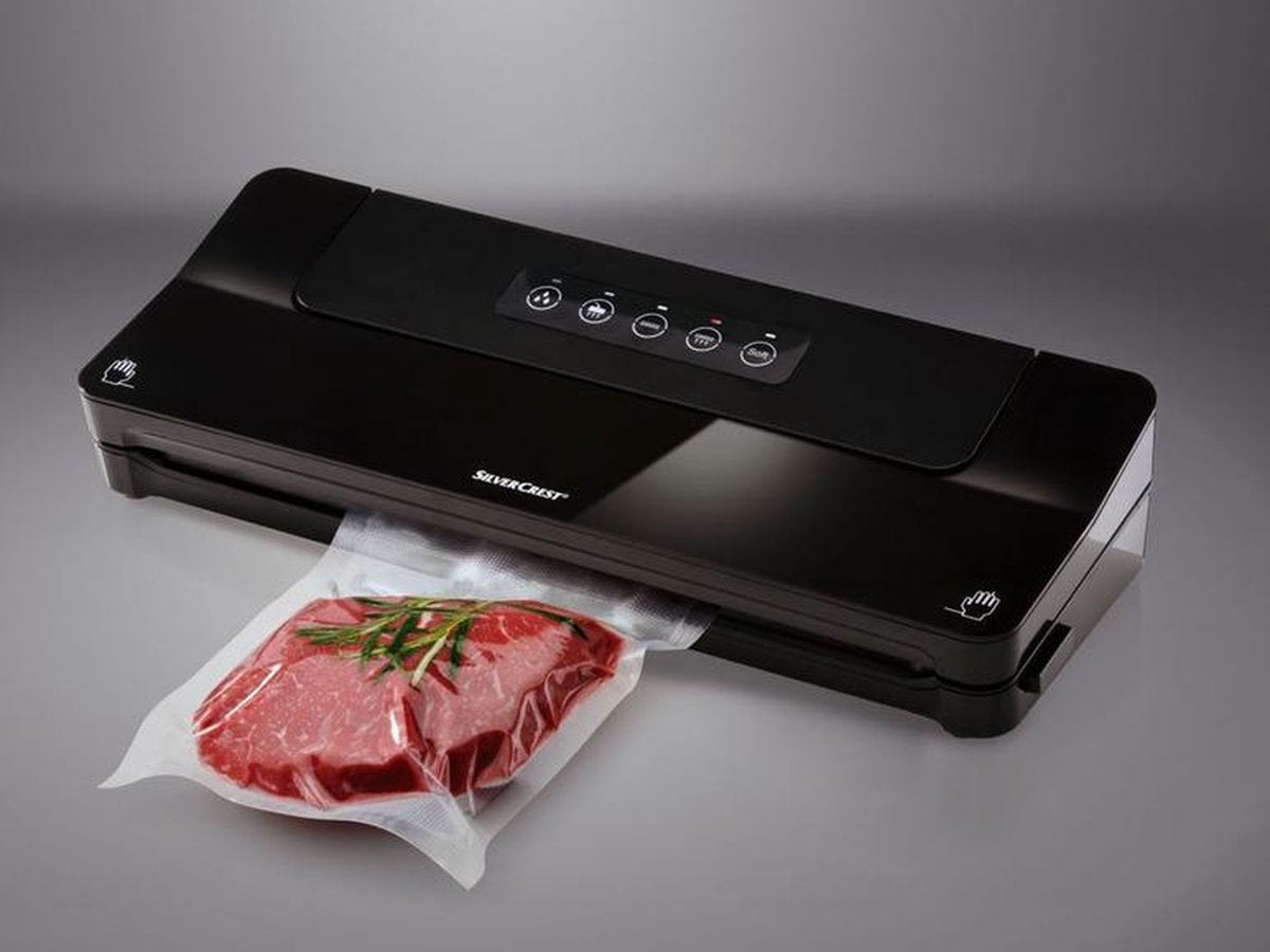 SILVERCREST® Vacumeermachine 125W - inclusief 3 meter folie - BPA FREE - Vacuum sealer - Wet and dry functie