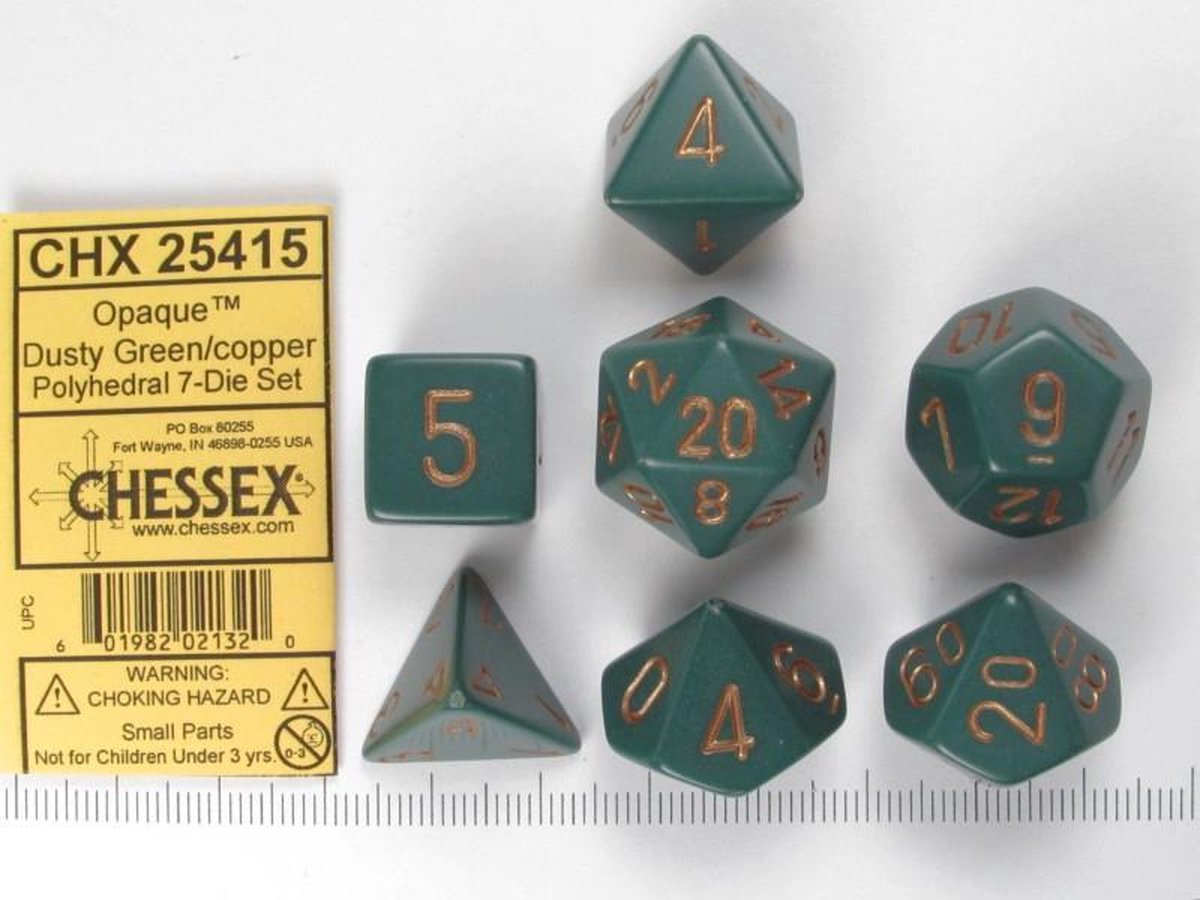 Chessex dobbelstenen set