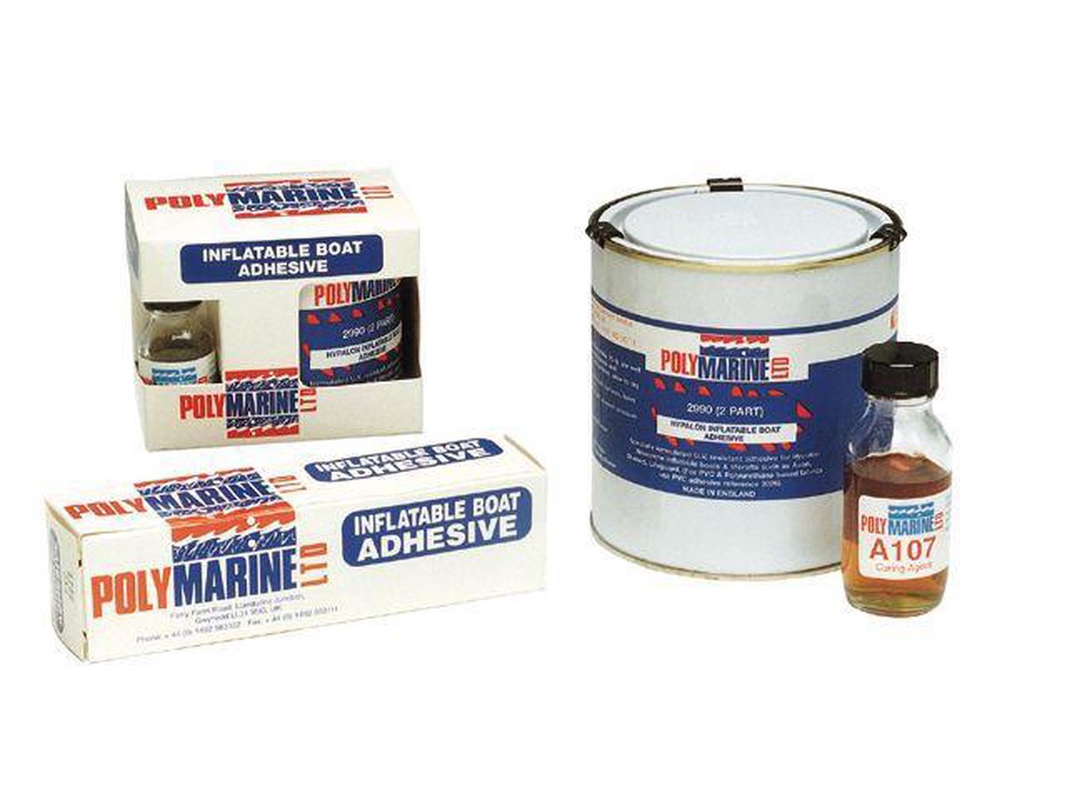 Polymarine Lijm 2 componenten voor hypalon opblaasboten 250ml