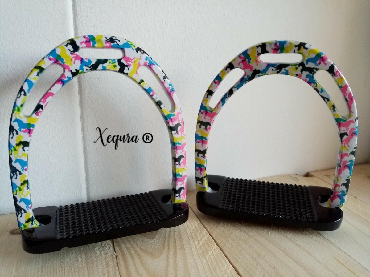 paardjes stijgbeugels 12 cm - Dressuur - springen - recreatie - sport - beugels