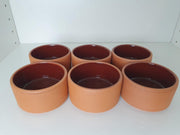 Mini Dessert ovenschaal van aarde 6x