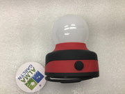 Campinglamp - Werkplaatslamp Met Haak en Magneet - LED - Camping Light - High Quality - De Armatuur is Rood - Alma Garden