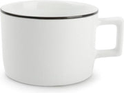 Salt&Pepper Kop 25cl en schotel wit Contour - set/4