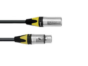 PSSO DMX kabel XLR COL 3pin 20m bk Neutrik