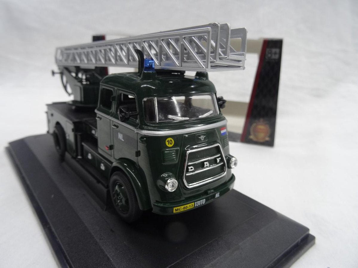 Daf A1600 Fire Engine 1962 1:43 Groen Lucky diecast