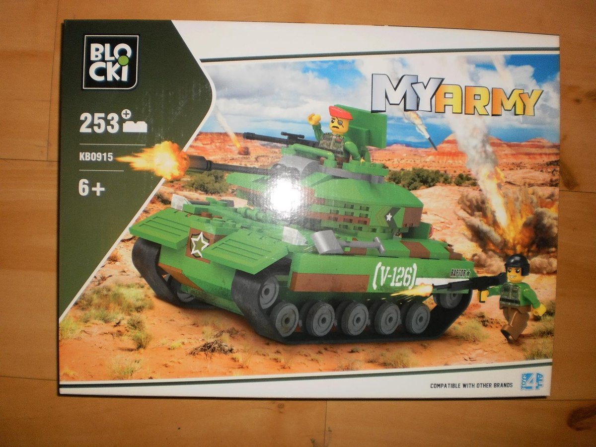 Blocki Bouwstenen my Army Tank