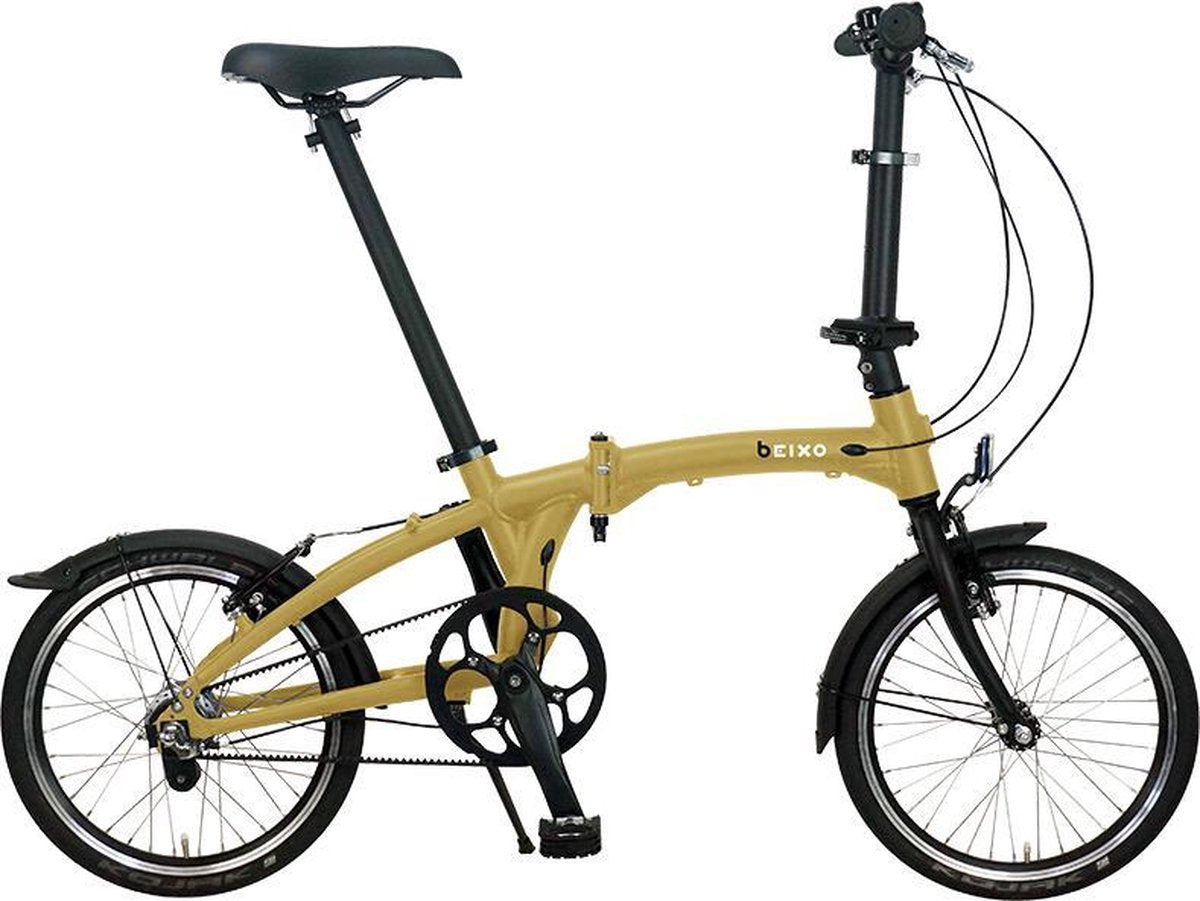 beixo crosstown super lichte vouwfiets zonder ketting