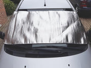 Anti vriesdeken auto - Anti ijsdeken met deurbevestiging - Metallic look - Voorruitfolie - b 1