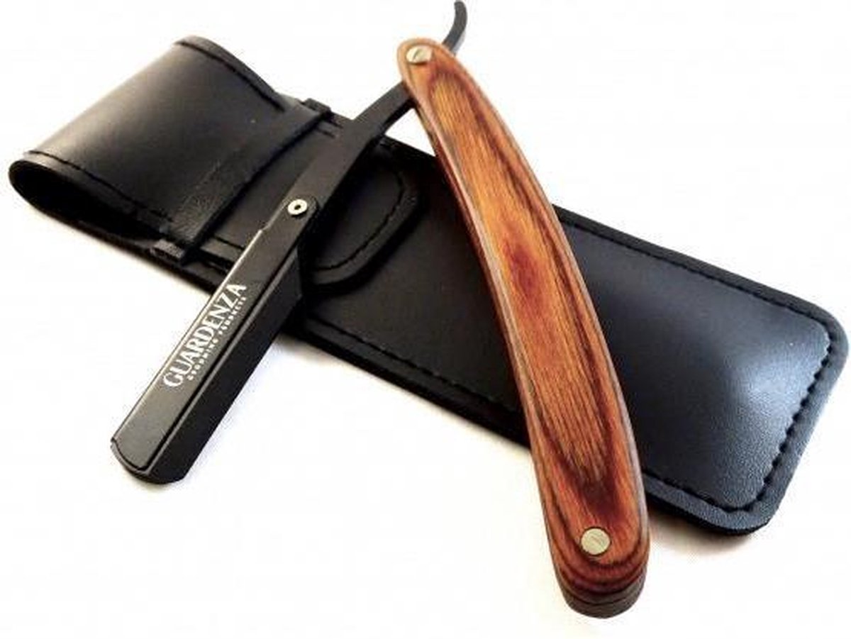 Guardenza shavette scheermes met etui