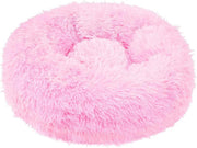 Springos Hondenmand | Superzacht en Luxe | Wasbaar | Donut | Fluffy | Hondenkussen | 80  cm |  Felroze